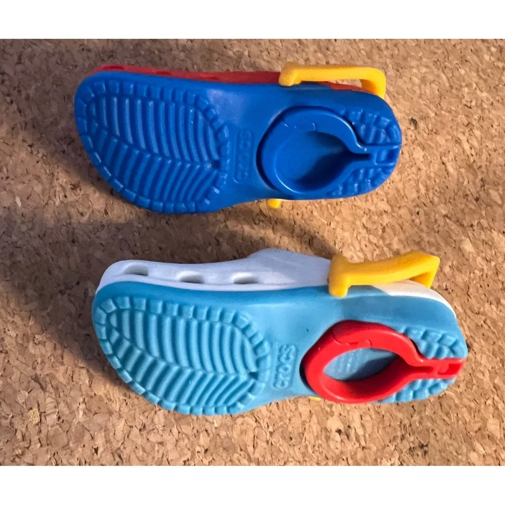 McDonalds Crocs‎ Keychain Happy Meal Toy Set Red White OS Excellent 2024 Retro